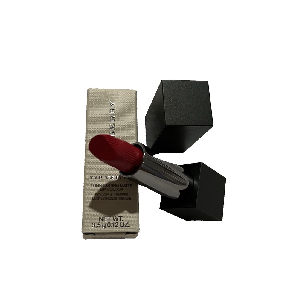 Burberry Lip Velvet Long Lasting Matte‎ Lip Color Lipstick Rosy Red No. 428
